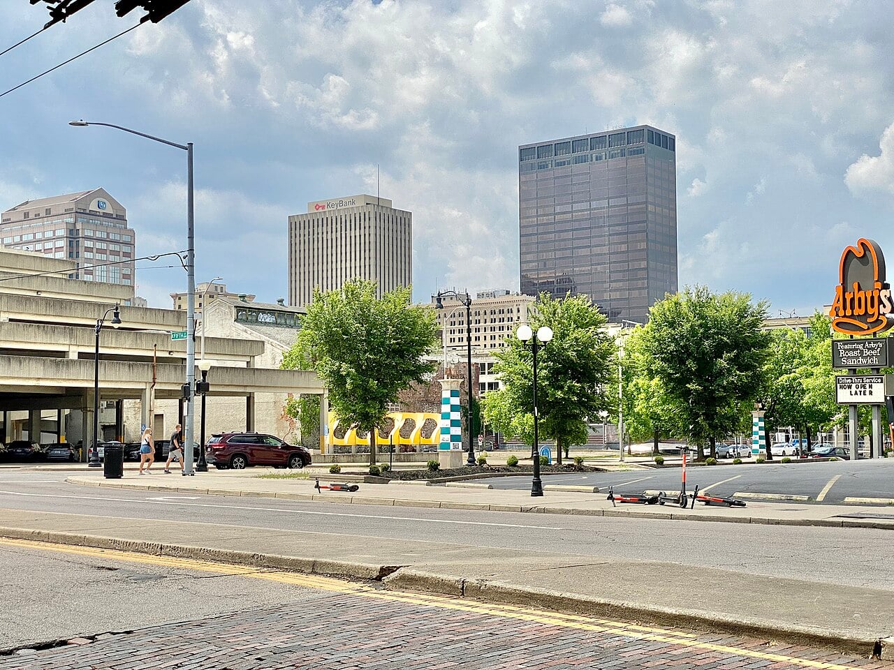 Downtown Dayton, OH skyline