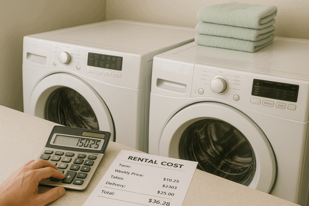 Washer and Dryer Rental Cost Calculator